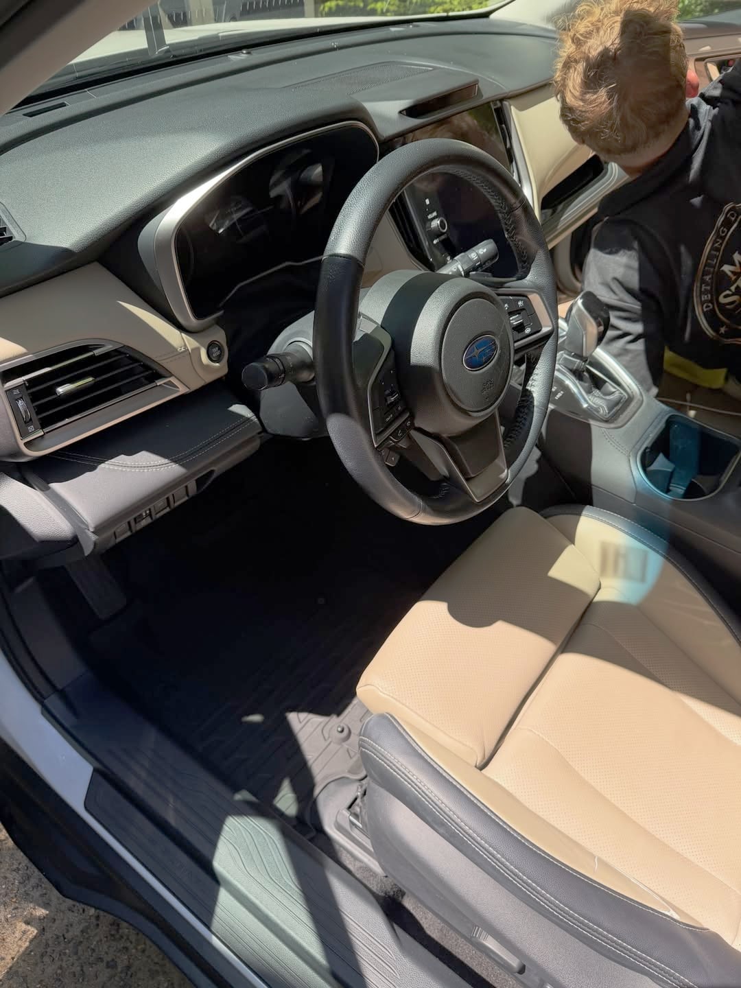 After detailing by MaddStripez Detailing — Subaru Outback — full interior detail, seats & floors restored